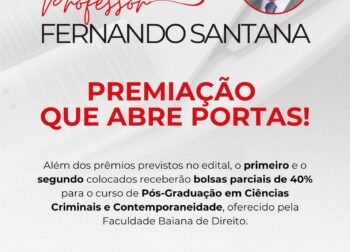 Publicada versão integral do edital referente ao Concurso de Artigos Professor Fernando Santana